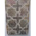 Tiles, field of cross and star, eight-point sun symbol